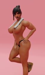 fareeha amari from blizzard entertainment by tanuking3d