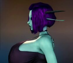 1girls 3d 3d_animation alternate_breast_size animated bare_shoulders big_breasts black_choker blue_skin breasts breasts_bigger_than_head breasts_bigger_than_torso busty choker cleavage clothed clothed_female elf elf_ears elf_female elf_girl enormous_breasts female female_only female_solo garry's_mod gigantic_breasts hair heterochromia hips huge_breasts humanoid hyper hyper_breasts large_breasts legs lips long_ears long_pointy_ears looking_at_viewer massive_breasts no_sound pointy_ears purple_hair sfwvaako short_hair shorter_than_10_seconds solo solo_female soria thick thick_legs thick_lips thick_thighs thighs thumbs_up unreal_tournament vaako video virtamate voluptuous waist wide_hips