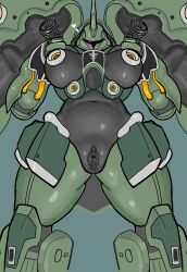 1girls big_breasts blush cyclops female green_skin gundam gundam_unicorn heart_eyes huge_breasts humanoid im51nn5 kshatriya large_breasts living_machine mecha mobile_suit robot robot_girl solo thick_thighs wide_hips zeon