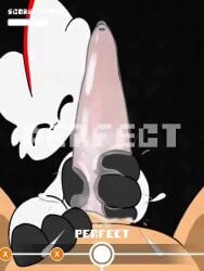 2d animated beat_banger beat_bar fur furry game genital_fluids handjob jera jerk_off_instructions large_penis low_res lowres male male/ambiguous music precum screencap shorter_than_30_seconds sound tagme tapering_penis video video_games white_fur