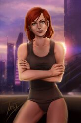 commander shepard from mass effect by artist request