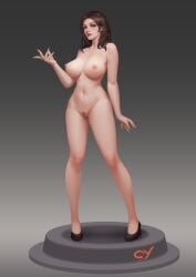 1girls 3d alternate_breast_size alternate_version_available areola areolae big_breasts breasts busty chengyouliu female high_heels hips hourglass_figure huge_breasts human large_breasts legs light-skinned_female light_skin lips naked naked_footwear nipples nude nude_female original original_character pussy shiny shiny_skin thick_legs thick_thighs thighs vagina voluptuous