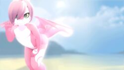 1boy 3d animated anthro beach cute dragon furry furry_male furry_only kazzypoof long_tail looking_at_viewer male no_sound nude pink_body pink_hair ru_(rudragon) scalie shorts shortstack smile smiling_at_viewer standing tail video waving waving_at_viewer waving_hand wings