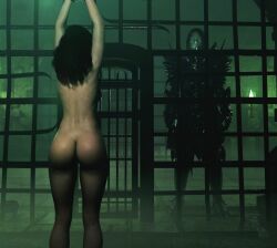 1girls 3d ass blender bondage captured cd_projekt_red coderestricted damsel_in_distress defeated female female_only imminent_rape imminent_sex lich light-skinned_female nude prison_bitch the_witcher_(series) the_witcher_3:_wild_hunt tied_up yennefer