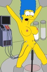 bardock510 big_breasts breast_expansion dildo female female_only fucking_machine imminent_penetration marge_simpson milf mother orgasm_factory sex_machine sex_toy solo solo_female the_simpsons