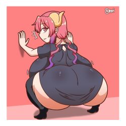 ilulu (dragon maid) from miss kobayashi's dragon maid by normi