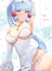 kamisato ayaka from genshin impact by kimoshi