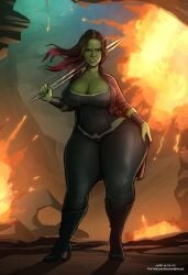 1girls 2d actress alien alien_girl alien_look_like_human avengers big_ass big_breasts big_butt big_hips big_thighs cleavage emmabrave female female_focus female_only gamora gigantic_ass gigantic_breasts gigantic_butt green-skinned_female green_skin guardians_of_the_galaxy hourglass_figure huge_ass huge_breasts huge_butt huge_hips huge_thighs humanoid hyper_thighs large_ass large_breasts large_butt marvel marvel_cinematic_universe massive_thighs pear_shaped pear_shaped_female solo solo_female sword thunder_thighs weapon wide_hips zehoberei zoe_saldana