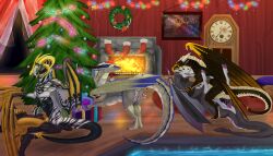 absurd_res black_alterian_nightcrawler candy candy_cane christmas christmas_tree clock closed_eyes dawn_(skullreaper134) dessert dragon female female_penetrated feral feral_on_feral feral_penetrated feral_penetrating feral_penetrating_feral fireplace food genitals gift group group_sex hand_on_stomach hi_res holidays horn inside komodo_(kink) looking_at_another male male/female male_penetrating male_penetrating_female nightwing_(wof) object_in_pussy open_mouth penetration penis photo plant pool_(disambiguation) presenting presenting_pussy pussy riding sandwing_(wof) seawing_(wof) sex smile tree water wings wings_of_fire wreath