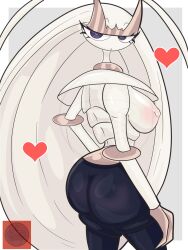 anthro ass big_breasts booty_shorts breasts insect_girl nintendo pheromosa pokémon_(species) pokemon pokemon_(game) pokemon_(species) shiny_pokemon surprised_expression theninjadark ultra_beast