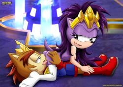 archie_comics bbmbbf elias_acorn furry male mobius_unleashed palcomix queen_aleena sega sonic_(series) sonic_underground