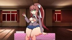 1girls ahe_gao animated areola blush bouncing_breasts breasts_out clothes_removed ddlc_text_box doki_doki_literature_club exposed_breasts female female_only hyper_penetration hyper_stomach_bulge large_ass large_breasts light-skinned_female light_skin lip_biting looking_at_viewer monika_(doki_doki_literature_club) mp4 nipples normi normi_studio nude penetration sex_toy solo solo_female sound stomach_bulge stomach_bulge_paizuri tagme thick_ass thick_thighs vibrator video voice_acted voluptuous wide_hips