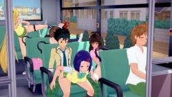 3d 4boys 4girls behind_back being_watched blue_hair brown_hair cheating cum ejaculation female_masturbation golden_darkness kicking konjiki_no_yami lala_satalin_deviluke masturbation missionary multiple_boys multiple_girls pink_hair principal public_sex riding robotlover sairenji_haruna saruyama_kenichi sleeping sleeping_upright stealth_sex straddling to_love-ru watching yuuki_mikan yuuki_rito