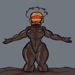 clay clay_man female one_eye_oracle pot risk_of_rain risk_of_rain_2 tagme thick_thighs