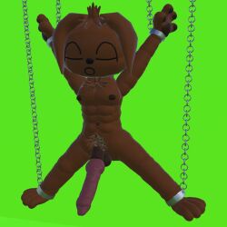 1boy 3d 3d_(artwork) 3d_model 4_fingers 4_toes :o abs anthro anthro_male arms_above_head arms_held_back arms_up artist_upload asleep balls ballsack belly_button bound bound_ankles bound_wrists brown_balls brown_body brown_fur brown_nipples brown_pawpads brown_sheath canine_genitalia canine_humanoid canine_penis chained chained_ankles chained_up chained_wrists chest_hair chest_tuft cock dickgirl dog dog_boy dog_ears dog_humanoid dog_tail erect_penis erection fit fit_male furry furry_male furry_only green_screen helpless helpless_male knot knotted_penis large_penis naked naked_anthro naked_male nude nude_anthro nude_male ollie_(syntholsoul) pawpads paws penis pubic_hair pubic_tuft rec_room recroom recroom-nsfw red_penis self_upload sheath simple_face sleeping solo solo_anthro solo_focus solo_male spread_arms spread_eagle spread_legs suspended suspended_in_midair suspension suspension_bondage syntholsoul
