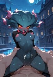 ai ai-created ai_art ai_assisted ai_generated anthro anthro_penetrated breasts game_freak greymaker interspecies medium_breasts misdreavus nintendo pokémon_(species) pokemon pokemon_(species) pokephilia request requested sex