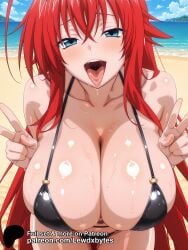 rias gremory from high school dxd by lewdxbytes