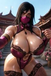 3d 3d_animation ai_generated animated big_ass big_breasts black_hair breasts face_mask female masked_female mileena mileena_(mk9) mortal_kombat pink_outfit ravenomega sexy sexy_body sexy_outfit sexy_pose solo solo_female tagme uncensored video voluptuous voluptuous_body voluptuous_female yellow_eyes