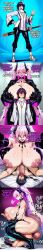 1boy 1futa ai_generated anal anal_sex ass big_ass big_breasts big_penis breasts breasts_bigger_than_head brown_hair dialogue dickgirl/male english english_text fate/grand_order fate_(series) futa_on_male futanari grabbing grabbing_legs horns lilith_(fate) long_hair maddogai pale_skin pale_skinned_female penetration penis pink_hair ponytail shiny_skin size_difference taller_futa text veiny veiny_penis very_long_hair yamato_takeru_(fate) yellow_eyes