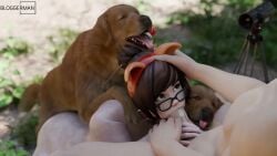 1girls 3d ambiguous_penetration blender blizzard_entertainment bloggerman blowjob camera canine dog doggy_style double_fellatio fellatio female female_penetrated feral feral_penetrating feral_penetrating_human glasses human human_on_feral human_penetrated human_penetrating human_penetrating_human interspecies male male/female male_on_human male_penetrating male_penetrating_female mei_(overwatch) multiple_boys no_sound oral outdoors overwatch overwatch_2 penis public recording sex tagme video video_games zoophilia