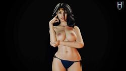 1girls 3d 3d_(artwork) areolae black_hair blender blue_eyes breasts dc dc_comics diana_prince eyeshadow female female_only fortnite heracles3dx large_breasts lipstick long_hair looking_at_viewer nipples pale-skinned_female panties seductive solo solo_female tiara toned_female topless wonder_woman wonder_woman_(fortnite) wonder_woman_(series)