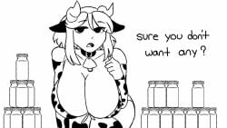 1girls 2d animal_ears animated big_breasts cleavage collar cow_girl cow_print emmpy english_text female female_only horns huge_ass huge_breasts large_ass large_breasts looking_at_viewer no_sound presenting presenting_breasts simple_background solo solo_focus tagme tail teasing text thick_ass thick_thighs thighhighs video voluptuous wide_hips