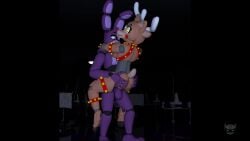 3d animated animatronic bonnie_(fnaf) christmas five_nights_at_freddy's five_nights_at_freddy's_2 loop mangle_(fnaf) mp4 nightbotgrey no_sound robot robot_girl short_playtime straight video video_games