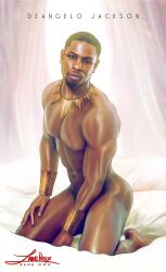 african african_male dark-skinned_male dark_skin deangelo_jackson gay_pornstar looking_at_viewer male male_only melanin muscles muscular muscular_male onlyfans_model porn_star real_person realistic teasing zane_nox