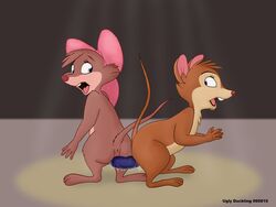 anthro anus bow dildo don_bluth furry incest mouse mrs._brisby nameless_one_(artist) secret_of_nimh teresa_brisby ugly_duckling