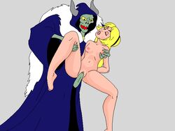 clothing disney female horned_king human male nipples princess_eilonwy pussy rape sex straight tagme the_black_cauldron villain young