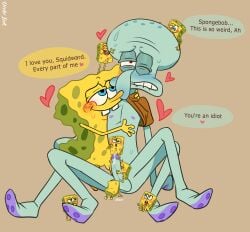 2boys cephalopod domination gay gay_sex male male_only nickelodeon octopodiform octopus sea_sponge smooth_skin spongebob_squarepants spongebob_squarepants_(character) squidward_tentacles tagme tentacle yaoi