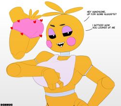 toy chica (fnaf) from five nights at freddy's by dsmnup