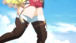 1girls 2d 2d_animation animated ass atelier_(series) atelier_ryza atelier_ryza_ever_darkness_&_the_secret_hideout_the_animation clothing loop no_sound reisalin_stout screencap shorts thick_thighs thighhighs thighs video