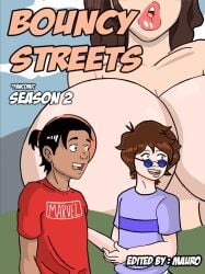 big_breasts bouncy_streets_(comic) comic endy_vergosa eve_regina fancomic huge_breasts mauro_(artist) pijama_(character) pijamadraw poster season_two shiin_(edit)