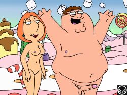 big_breasts big_penis family_guy fantasy female lois_griffin milf okias999 peter_griffin red_hair