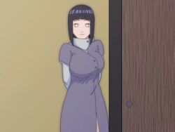 1girls 2d animated big_breasts blush boruto:_naruto_next_generations breasts coat dr.korr female female_only frame_by_frame getting_undressed gif huge_breasts hyuuga_hinata indoors milf naruto naruto_(series) nipples no_sound purple_hair pussy short_hair shounen_jump tagme undressing video violet_eyes