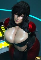 1girls 2026 3d 3d_(artwork) artist_logo artist_signature ass atsuko_hagiwara bangs belly belly_button big_ass big_breasts big_butt bikini_top black_hair breasts color colored curvaceous curvaceous_female curvaceous_figure curves curvy curvy_body curvy_female curvy_figure curvy_hips female female_only full_color hagiwara_studio hair hair_between_eyes hips huge_ass huge_breasts huge_butt large_ass large_breasts large_butt light-skinned_female light_skin long_hair looking_at_viewer messy_hair nail_polish nails naughty original_character pink_nail_polish pink_nails pose posing red_eyes seductive smile smiling smiling_at_viewer thick_thighs thighs thong thong_bikini titties