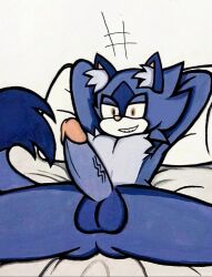 1boy abiogenesis01 big_penis duo_the_cat furry hand_on_head idw_comics male mimic_the_octopus mobian naked_male penis purple_fur sega shape_shifter sonic_(series) sonic_the_hedgehog_(comics) sonic_the_hedgehog_(idw) sonic_the_hedgehog_(series)