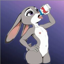 judy hopps from zootopia by halfaslime