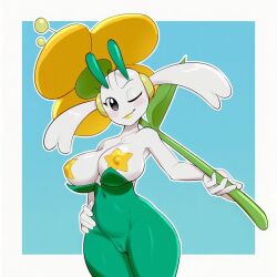 floette from pokemon by kokenaart