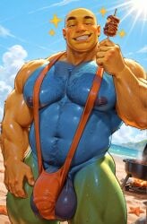 1boy 1male 1man 2026 ai_assisted ai_generated areola areola_bulge areola_slip areolae areolae_slip bald bald_male bara bara_body bara_tiddies bara_tits barbecue barbecue_grill beach_background blue_body blue_skin blue_sky blue_sky_background blue_torso blush blush_lines blushing_at_viewer blushing_male bright_colors countershading cowboy_shot dad_bod dadbod daddy daddy_kink depth_of_field dynamic_pose exposed exposed_cock exposed_dick exposed_nipples exposed_penis eyebrow_slit eyebrows fingernails flaccid flaccid_cock flaccid_penis food fur gay glistening glistening_body glistening_genitalia glistening_skin green_legs green_skin greenery grilling grin grinning grinning_at_viewer hairy hairy_chest hairy_legs hairy_male high_contrast high_quality high_resolution highres holding_food huge_areolae huge_balls huge_cock huge_nipples huge_pecs huge_testicles huge_thighs hunk hunky intricate_details lens_flare looking_at_viewer love_handles male masterpiece mountain multicolored_body multicolored_fur multicolored_skin mylittlemind natural_light navel newest nipples no_hair noob noob_(roblox) nose nose_blush nsfw orange_clothes orange_clothing orange_eyes outside outside_nudity pecs perfect_anatomy perfect_body perfect_legs perky_breasts perky_nipples pudgy pudgy_belly puffy_areola puffy_nipples purple_nipples roblox roblox_(character) roblox_avatar roblox_game robloxian sand sky small_nose solo solo_focus solo_male star starfish stars sunlight sunlight_rays sweat sweatdrop sweaty teeth teeth_clenched teeth_showing teeth_visible thick_eyebrow thick_eyebrows thick_eyesbrows very_hairy very_sweaty water what white_teeth yellow_arms yellow_hands yellow_skin
