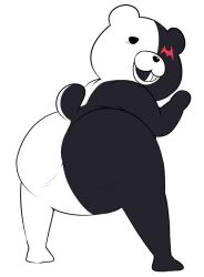 ass bear black_white danganronpa furry gay monokuma straight_hair