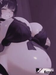 ai_animation ai_generated animated belly_bulge belly_expansion belly_inflation huge_belly inflated_belly inflation kcrule