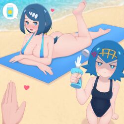 lana (pokemon) from game freak by x (zvkm7328)