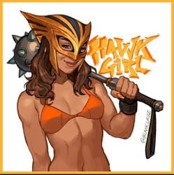 hawkgirl from dc by blanclauz