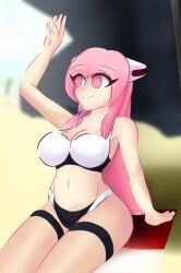 ami_(gwain_saga) aqildoesart belly_button big_ass big_breasts geoexe gwain_saga hourglass_figure huge_ass huge_thighs swimsuit tagme two_piece_swimsuit