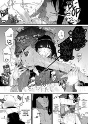 1girls black_and_white chomoran comic female hasshaku-sama manga original tagme