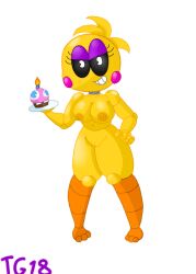 1girls animatronic female five_nights_at_freddy's fnaf robot toy_chica_(fnaf) toygirl18