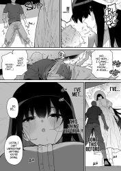 1girls black_and_white chomoran comic female hasshaku-sama manga original tagme