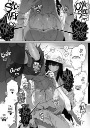 1girls black_and_white chomoran comic female hasshaku-sama manga original tagme